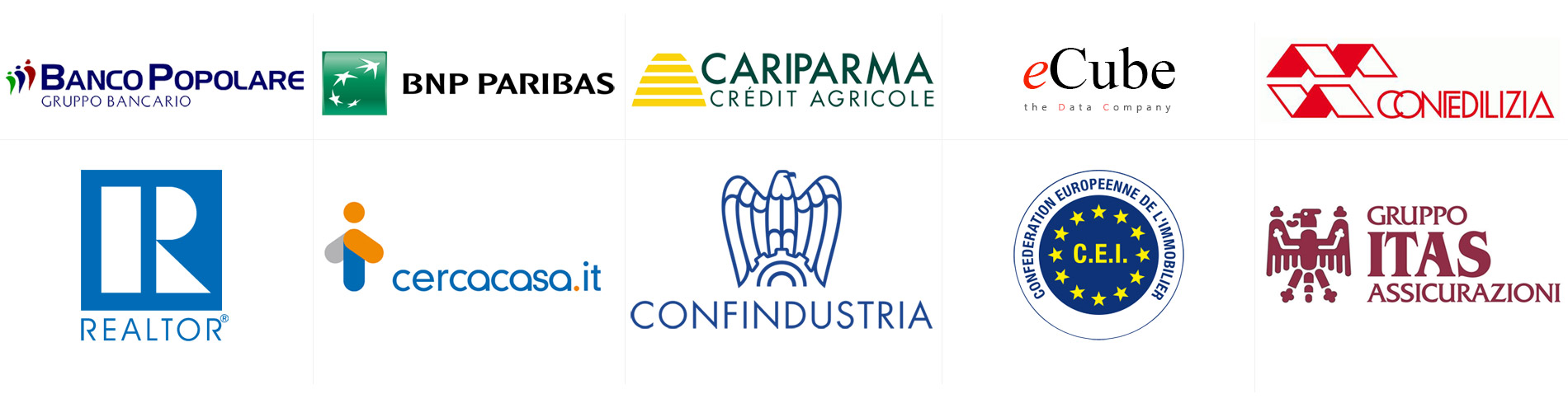 Loghi paretners Agenzia Immobiliare Habitat